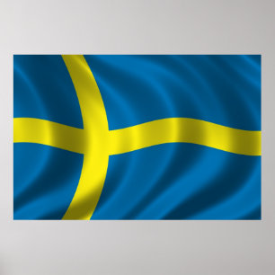 Svenskflagga Poster