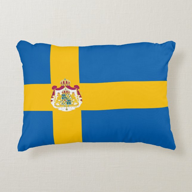Svenskflagga Prydnadskudde (Framsidan)