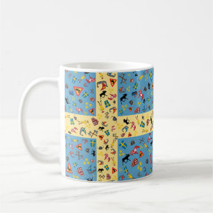 Svenskkulturobjekt med flagga kaffemugg