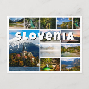 Svenskt fotokollage vykort