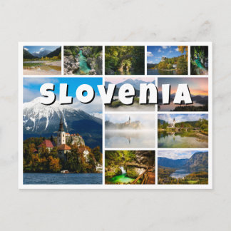Svenskt fotokollage vykort