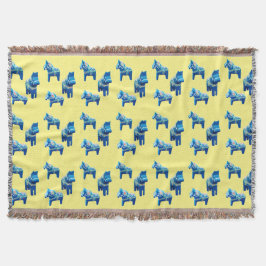 Svenskt hästar Throw Blanket Filt