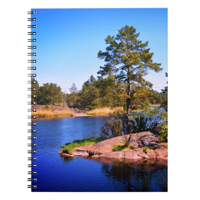 Svenskt landskap,foto anteckningsbok (Framsidan)
