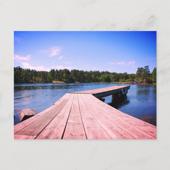 Svenskt landskap,foto vykort (Framsida)