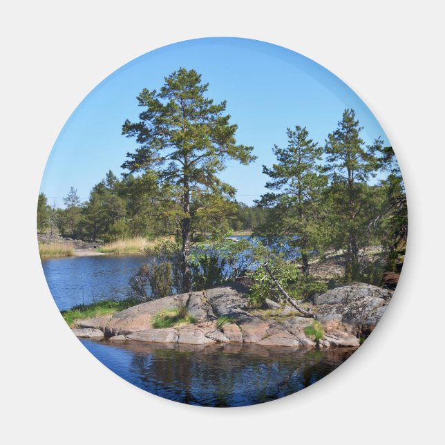 Svenskt landskap magnet (Framsidan)