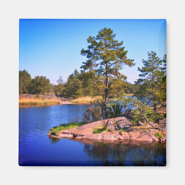 Svenskt landskap magnet (Framsidan)