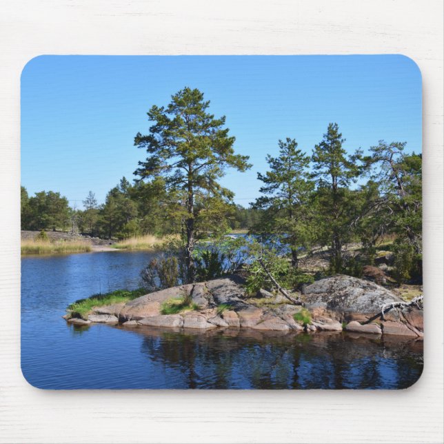 Svenskt landskap musmatta (Framsidan)