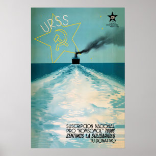 Svenskt propagandaffisch för inbördeskriget JSU Ko Poster