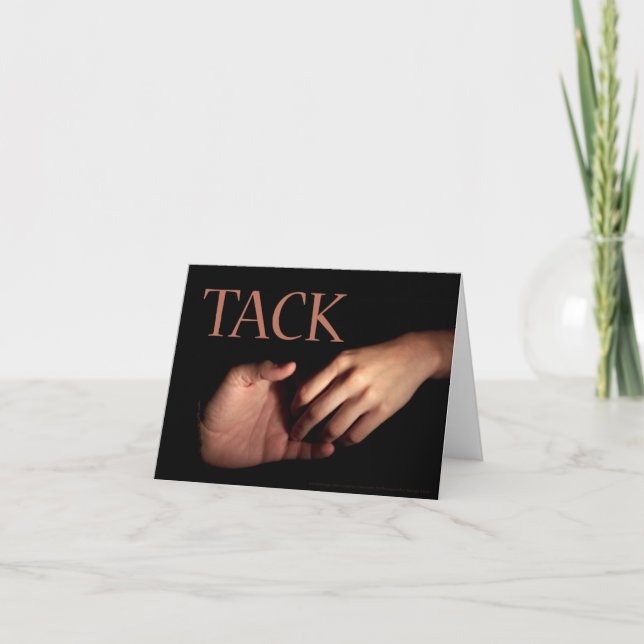 Svenskt tackkort (Framsida)