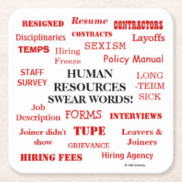 Svensson Ord Gift Underlägg Papper Kvadrat