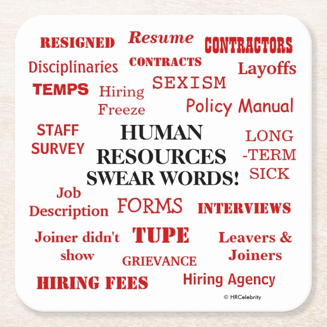 Svensson Ord Gift Underlägg Papper Kvadrat (Framsidan)