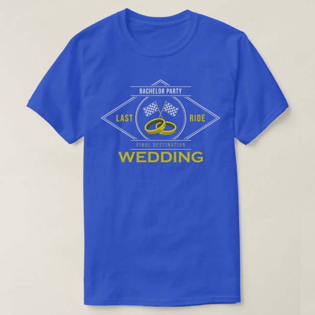 Sventrups med vigselring för bröllop t shirt (Design framsida)