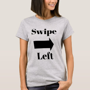 Svep åt vänster T-shirt