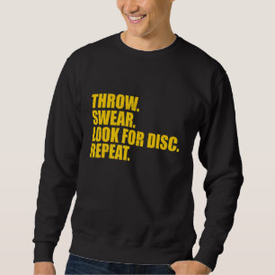 Svep efter skiva (golf Throw Swear) Sök efter disk Lång Ärmad Tröja