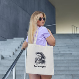 Svep höger? Lustigt pun Henry VIII Tote Bag Tygkasse