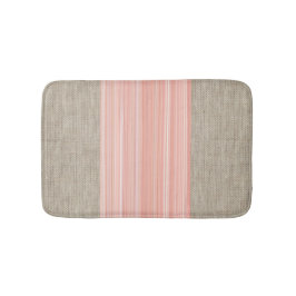 Svep persikofärgad orange, brännbart rand-format badrumsmatta