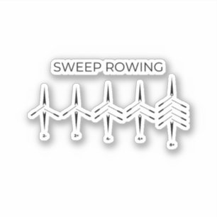 Svep-/roddbåtstyp Klistermärken