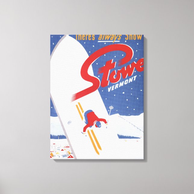 Svep S - Det finns alltid Snö Promo Poster Canvastryck (Framsida)