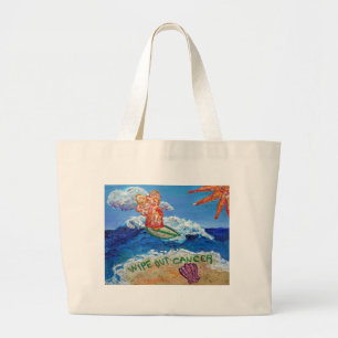 Svep ut cancerglaset jumbo tygkasse