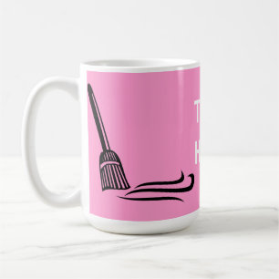 Svepande kvast - rent svep kaffemugg