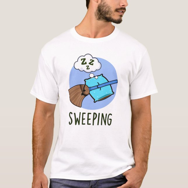 Svepande lustig stöpbum Pun T Shirt (Framsida)