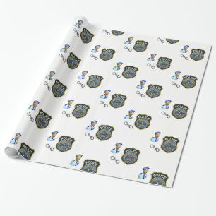 Svepande Papprare polis Presentpapper