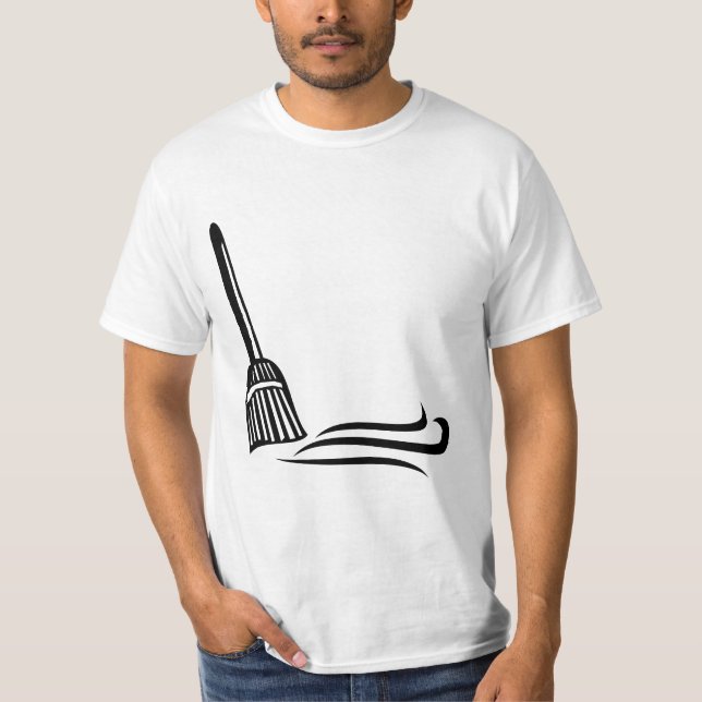 Svepande rum - ren svepning tee shirt (Framsida)