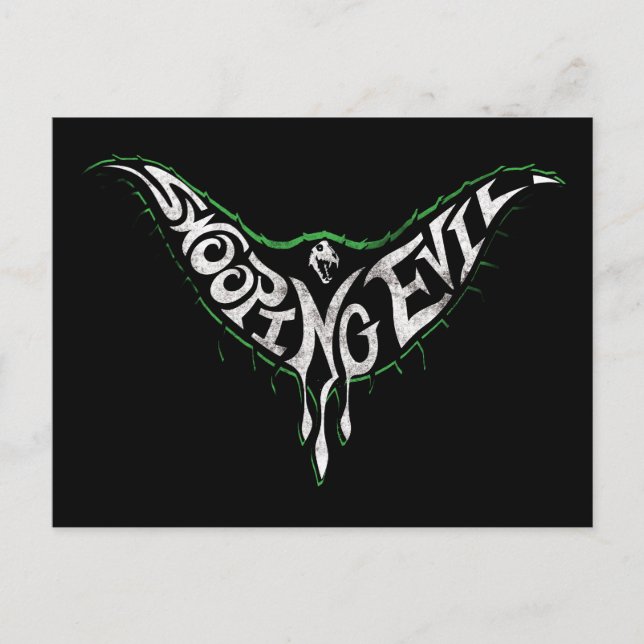 Svepande vedskapsgrafik vykort (Framsida)