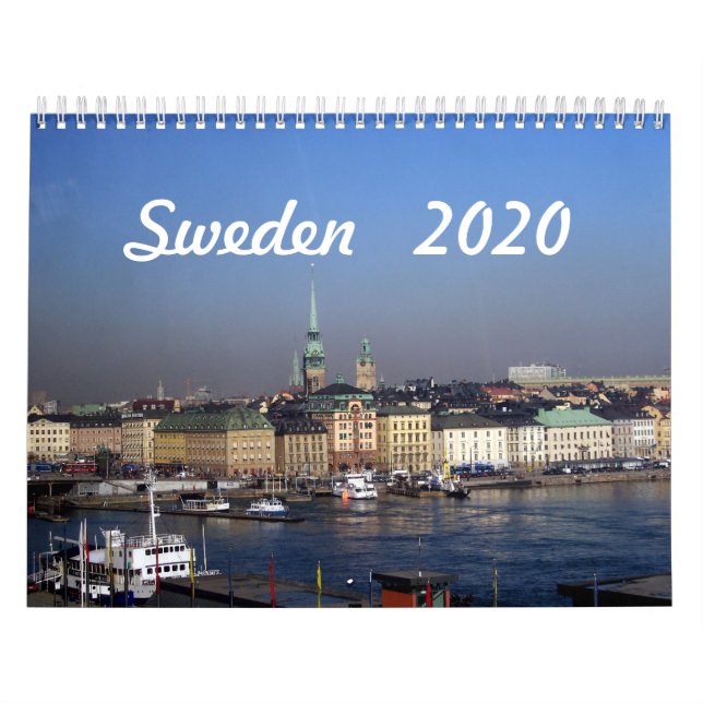 Sverige - 2020 års kalender (Omslag)