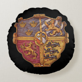 Sverige Ancient Jacka av Arm Rund Kudde