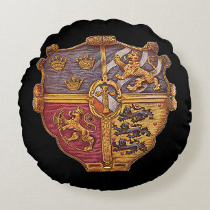 Sverige Ancient Jacka av Arm Rund Kudde