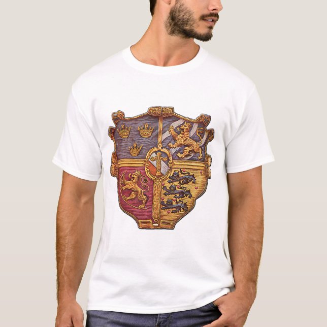 Sverige Ancient Jacka av Arm T-shirt (Framsida)