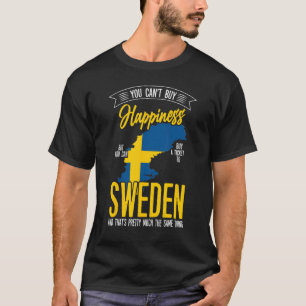 Sverige är snabbfras svensk Flagga Sverige T Shirt
