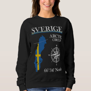Sverige Arktiska cirkeln Äventyr Sverige Svensk T Shirt