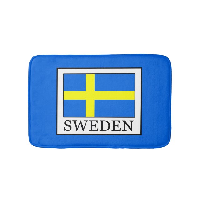 Sverige Badrumsmatta (Framsidan)