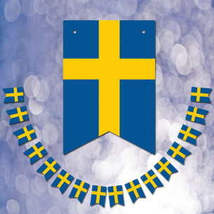 Sverige Banners för Flagga och Party / Bröllop