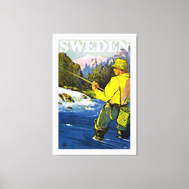 Sverige Canvastryck (Framsida)