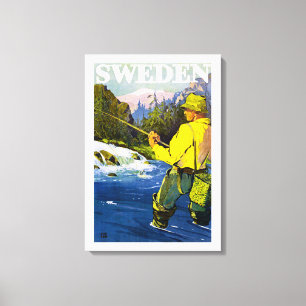 Sverige Canvastryck