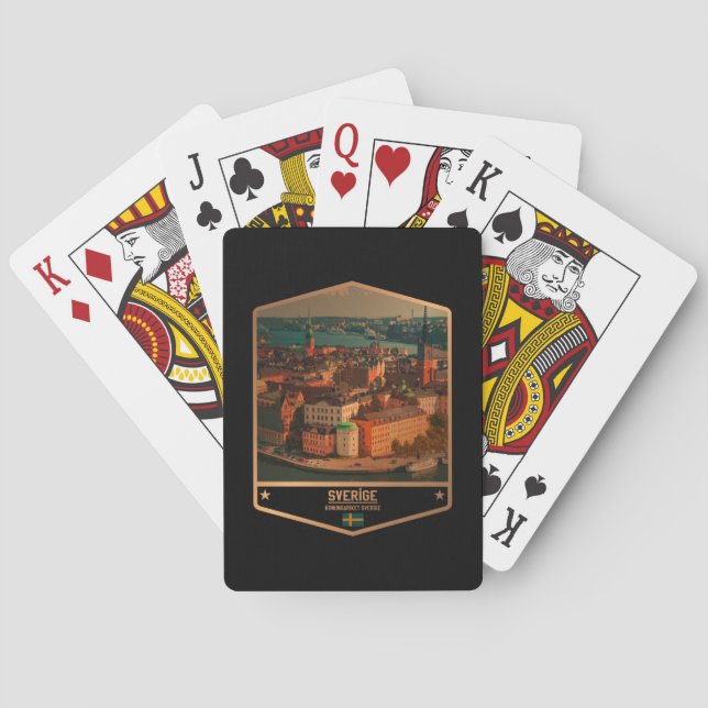Sverige Casinokort (Baksidan)