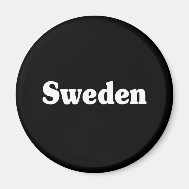 Sverige Classic Stil Magnet (Framsidan)