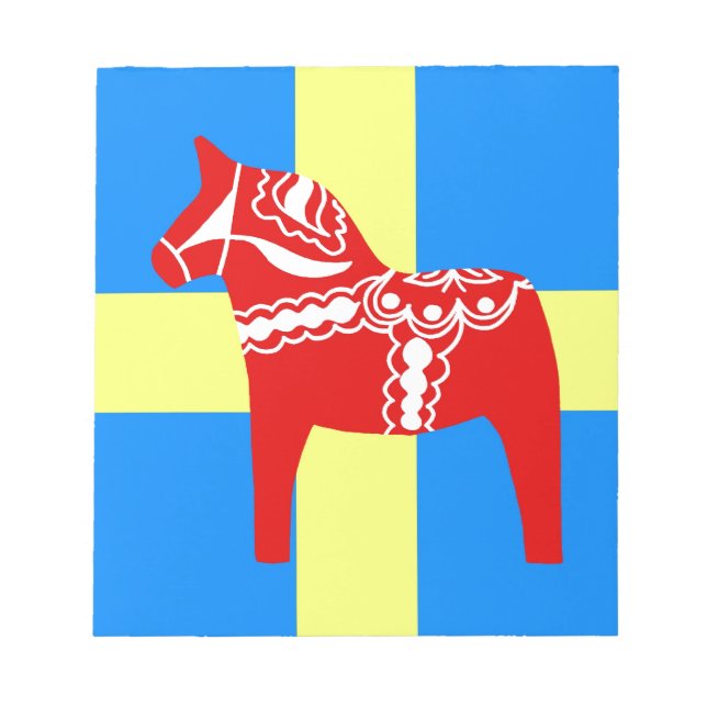 Sverige Dala Horse Anteckningsblock (Framsida)