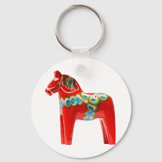 Sverige Dala Horse Nyckelring (Framsida)