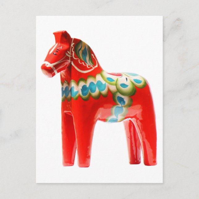 Sverige Dala Horse Vykort (Framsida)