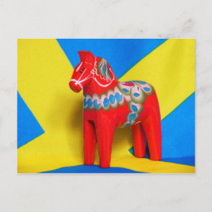 Sverige Dala Horse Vykort