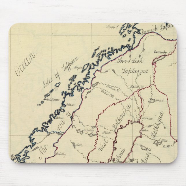 Sverige, Danmark, Norge 2 Musmatta (Framsidan)