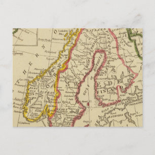 Sverige, Danmark, Norge, Finland, Island Vykort