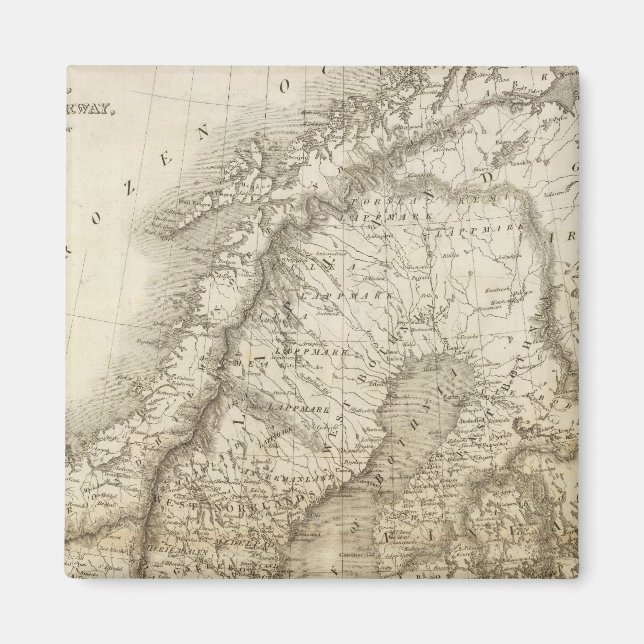 Sverige, Danmark, Norge Magnet (Framsidan)