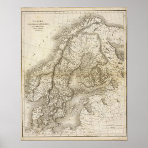 Sverige, Danmark, Norge Poster