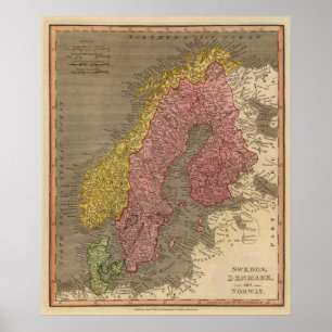 Sverige, Danmark, Norge Poster