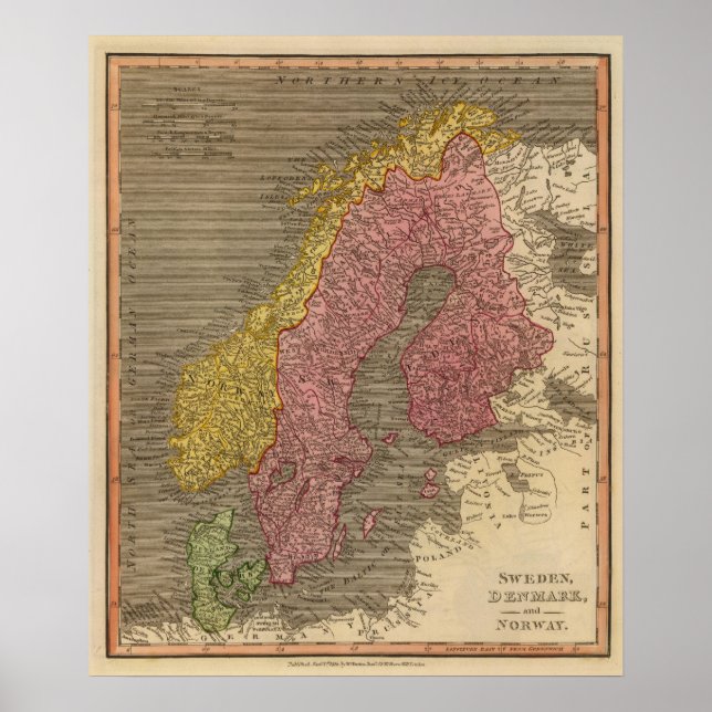 Sverige, Danmark, Norge Poster (Framsidan)